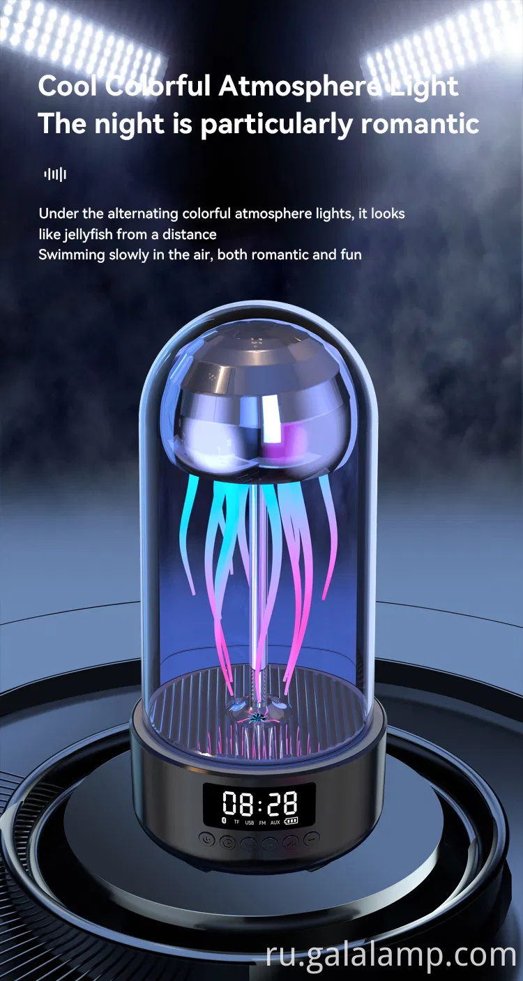 Интеллектуальная беспроводная динамика Bluetooth, красочный дыхательный свет, портативный интеллектуальный